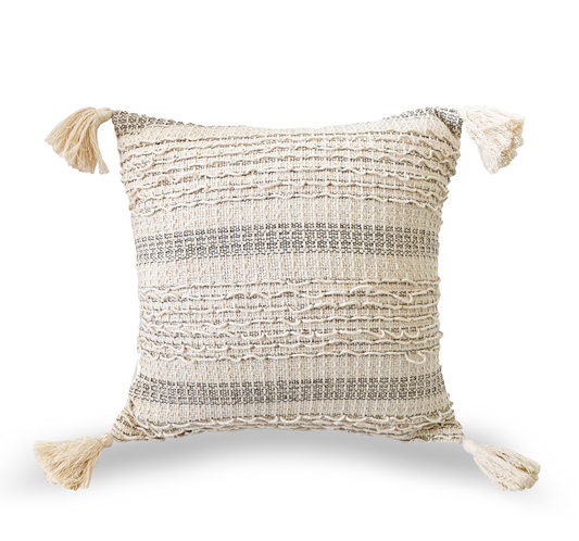 Bella Beige Pillow Cover- Classic Style or Lumbar Style